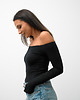 bluzki z długim rękawem damskie Bluzka Sara black 2