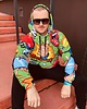 bluzy męskie Męska Bluza Expres Zamek DR.CROW Komiks Green 2