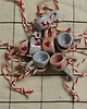 breloki Mini kubeczki zawieszki. Ceramiczne charmsy 3