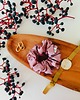 gumki do włosów Gumka jedwabna, scrunchie, frotka brudny róż MAXI 1
