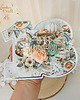 kartki scrapbooking Kartka urodzinowa  na 18 urodziny, kartka cyferka "Sprite Harmony 1" 2