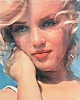 komody i szafki Komoda ręcznie malowania, Marilyn Monroe, oryginalne uchwyty 2
