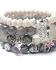 bransoletki z kamieni naturalnych ACCENT-POINT  SET /12-2014/ Light pink vol. 2  1