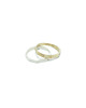 pierścionki - różne POLYGON MINI multi / satin brass/silver 4