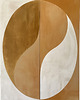 plakaty Plakat - Abstract beige shapes 2 2