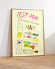 plakaty TEST ADHD - zabawny plakat typograficzny motywacja praca sukces 2