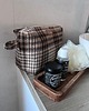 torby i nerki męskie Kosmetyczka w klasyczną kratę - elegancka, unisex, styl vintage 8