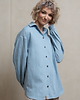 koszule damskie  Bawełniana koszula dżinsowa, LIGHT BLUE AMELIA 2
