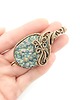 broszki Broszka wire wrapping z kwarcem tytanowym 4