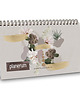 kalendarze i plannery Kalendarz 2027 biurkowy COLLAGE GARDEN wolnostojący 4