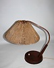 lampy stołowe Lampa stołowa Temde, Szwajcaria lata 60.  Tek, Vintage 7