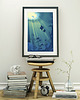 plakaty Deep Blue Diving - vintage plakat A4 1