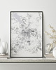 plakaty Rybnik - mapa miasta  plakat z mapą Rybnika 1