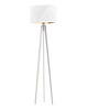 lampy podłogowe Minimalistyczna lampa stojąca do sypialni na drewnianym stelażu BOMBAJ GOLD 3