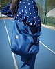 torby na ramię Lazy bag Pocket torba granatowa ekoskóra oversize 3