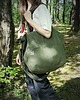 torby na ramię Lazy bag Pocket torba zielona bawełniana vegan 2