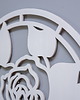 inne Dekoracyjny panel ażurowy, RÓŻA, DEKORACJA ŚCIENNA 3D,ORNAMENT, 60 cm 2