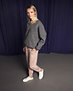 bluza bez kaptura damska Bluza wełniana Gris 2