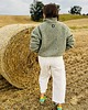 bluza bez kaptura damska Bluza z futerka z kolorową plisą 5