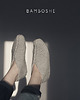 kapcie damskie Winter Bamboshe - Jasnoszare 3