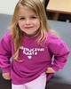 bluzy dla dziewczynki Bluza dziecięca ODKRYWCZYNI ŚWIATA - magenta 2
