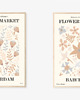 grafiki i ilustracje DWA PLAKATY kwiaty FLOWER MARKET 2