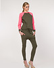 spodnie dresowe damskie Spodnie khaki YY600022_RAL6007 4