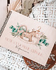 kartki, zaproszenia na chrzest CUTE VINTAGE  album prezent dla dziewczynki  baby shower,roczek, chrzest 4