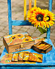 podkładki do kuchni Podkładki pod kubki, dekoracja ze słonecznikami, sielskie, prezent 2