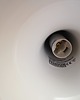 lampy wiszące Lampa wisząca biała, duński design, lata 70, producent: Frandsen 7