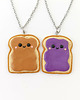 naszyjniki - inne Naszyjnik Przyjaźni Kawaii Tosty z Masłem Orzechowym i Dżemem 1