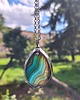 wisiory Agat w samotności - wisiorek na łańcuszku 2