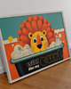 plakaty Plakat lew w wannie  wild like my curls 30x40 2