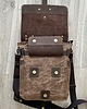 plecaki Torba-Plecak brązowa ze skóry i bawełny.Vintage. 6