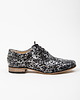 półbuty damskie Skórzane półbuty jazzówki Zapato model 246 czarno-biały marmur 2