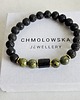 biżuteria męska Bransoletka męska Serpentynit i Turmalin 4