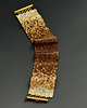 bransoletki ze szkła Brown Ombre, wyplatana bransoleta, beading 4