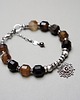 bransoletki wire wrapping Sepia  bransoletka 4