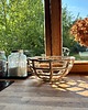 talerze, miski Ceramiczna Misa XXL na Cokole na  Owoce Przekąski Rustic White 2