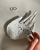 pojemniki na biżuterię Ceramiczna Dłoń Podstawka na Biżuterię w Złote Ciapki 4