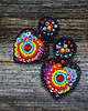 kolczyki soutache Kolekcja Frida - kolczyki kolorowe serca 3