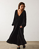 sukienki maxi damskie Sukienka muślinowa loulou black 1