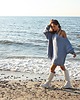 swetry damskie  Sweter handmade oversize  baby blue z wełną 1