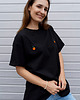 t-shirt damskie T-shirt Voila Czarny Pomarańcze 4