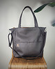 torby na ramię Lazy bag Pocket  torba taupe ekoskóra oversize 2