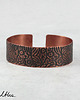 bransoletki wire wrapping Liście - miedziana bransoletka 2