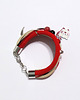 bransoletki - inne Bransoletka - Czerwony tygrysek - rzemienie 2
