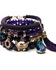 bransoletki z kamieni naturalnych Purple /17.11.25/ set 3