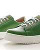 sneakersy damskie Sneakersy skórzane  sznurowane  (6760) 3