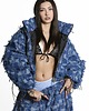 kurtki damskie Krótka kurtka bomber patchwork denim 1